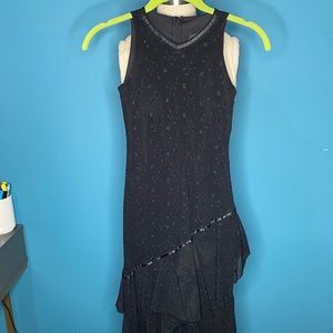 Vintage Nicole millers asymmetrical dress